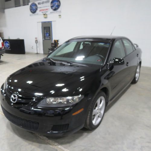 2007 black mazda 6-- 4 door, good condition, low mileage, manual transmission