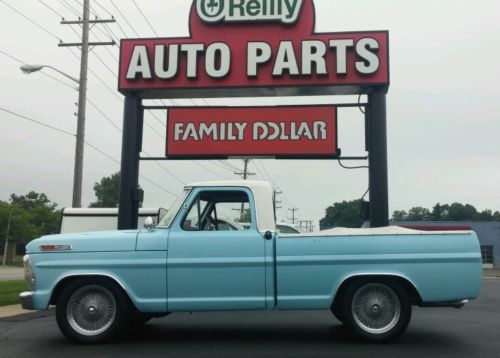 1968 ford f100 short bed custom 390cu c-6 transmission