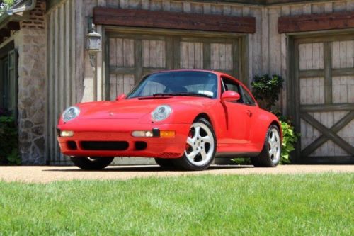 1997 porsche 993 c4s wide body low miles recent service/inspection collectors