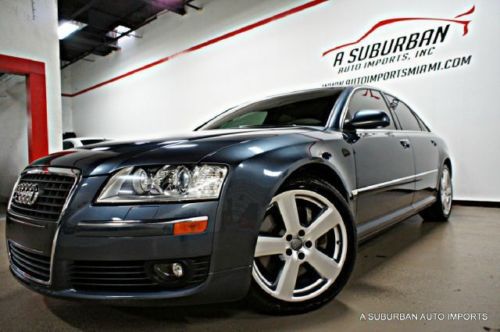 2007 audi a8 quattro awd 4.2l v8 push start navigation 19&#034; rims 58k miles clean