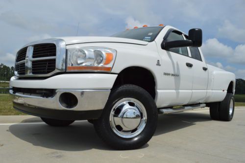 2006 dodge ram 3500 quad cab slt 5.9l diesel 4x4 nice!!!