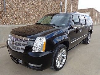 2012 cadillac escalade esv awd platinum edition perfect carfax navigation-nice