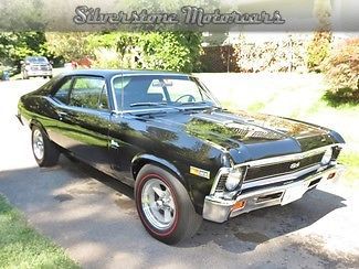 1969 black ss396 authentic per jerry macneish restored 4 speed green line gauges