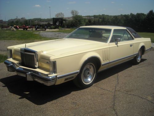 1978 lincoln mark v  no reserve low miles
