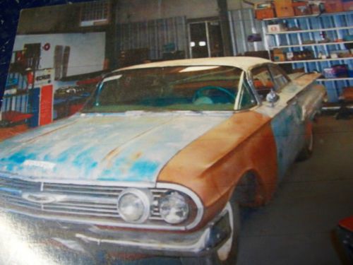 1960 chevy impala 2 door hardtop project.