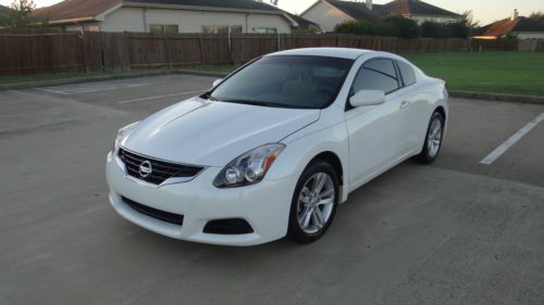 2012 altima s coupe 2-door 2.5l low miles super clean alloy wheels good tires
