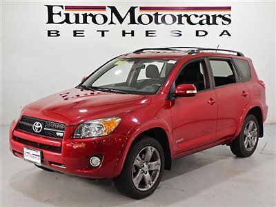 V6 sport 4x4 barcelona red metallic financing rav crossover suv 4wd used awd md