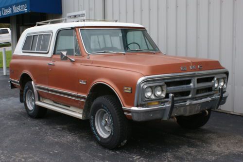 1972 gmc jimmy 4 wheel drive 350 4 barrel,  ps,pb, pwr seat , needs total resto