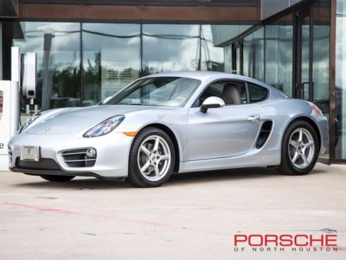 Cpo 2014 porsche cayman pdk 19 wheels xenon sport chrono pkg bose rhodium silver