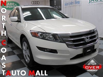 2010(10)accord ex-l awd white/black lthr heat moon cd chgr save!!!