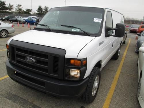 08 ford e-250 cargo van/v8/1 owner/runs great/cruise/pw/low reserve! bin $1790!