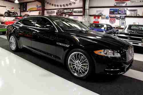 2011 Jaguar XJ L Supercharged NAV Black & London Tan Chrome Wheels Warranty, US $75,000.00, image 7