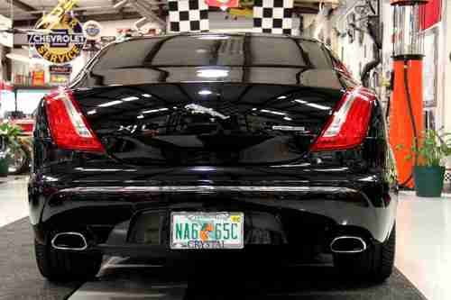 2011 Jaguar XJ L Supercharged NAV Black & London Tan Chrome Wheels Warranty, US $75,000.00, image 9