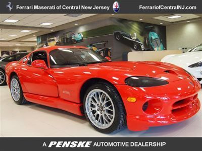 2dr gts coupe dodge viper gts low miles manual gasoline 8.0l v10 sfi ohv red