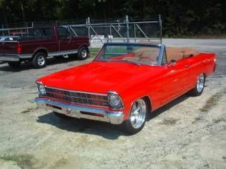 Custom 1967 chevrolet nova ss convertible, crate 350 v8!