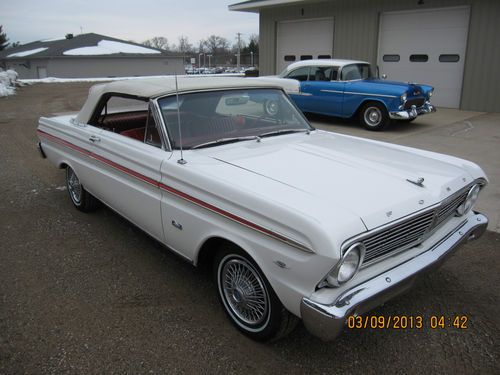 1965 falcon futura covertible c-code 289 2bbl 3 speed auto