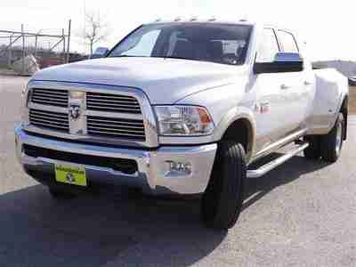 Dually White Tan Leather Interior Diesel Cummins Automatic Transmission Finance, image 2