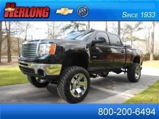 Lift navigation leather 22" chrome wheels duramax diesel v8 power steps tool box