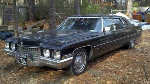 1971 cadillac fleetwood 75 limousine 4-door 7.7l