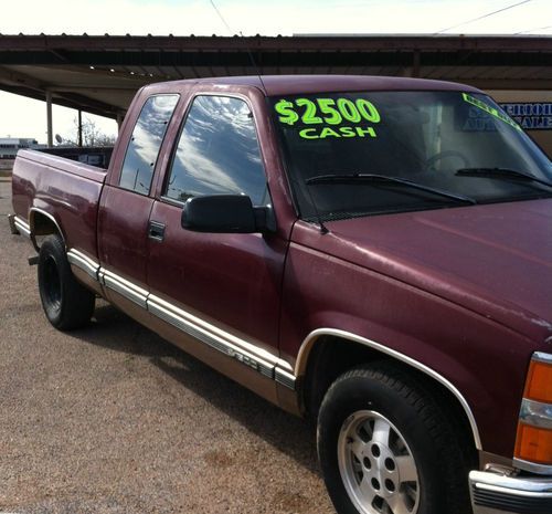 1998 chevrolet c1500 silverado extended cab pickup 3-door 5.0l