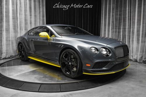 2017 bentley continental gt speed! black edition w/cyber yellow accents! lo