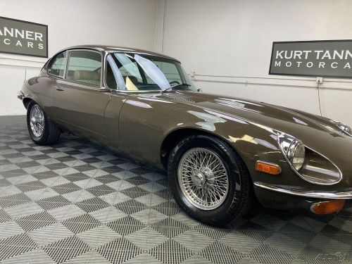 1972 jaguar e-type 1972 jaguar xke e-type v-12 coupe. sable / biscuit trim