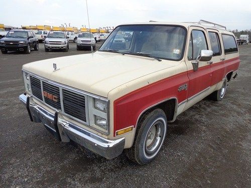 1987 gmc sierra classic suburban 1500 6.2l diesel runs perfect low mi no reserve