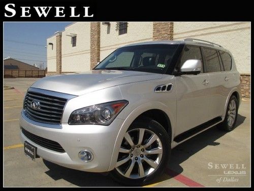 2011 qx56 deluxe touring navigation dual dvd aroundview camera 1-owner warranty