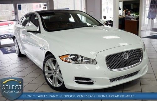 Stunning xjl picnic tables pano roof vent seats shades 8k mls white/tan pristine