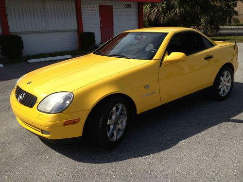 1999 mercedes-benz slk230 kompressor convertible 2-door 2.3l