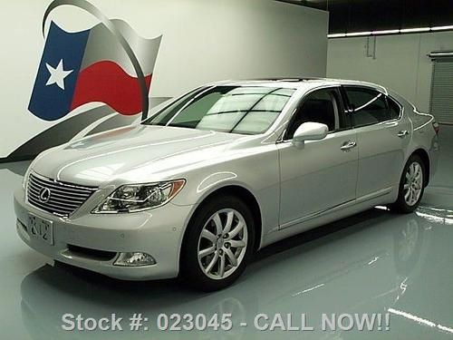 2008 lexus ls460 l sunroof nav dual dvd rear cam 35k mi texas direct auto