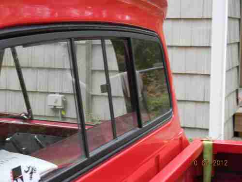 1964 f-100 custom cab red, 3 spd, big block, image 3