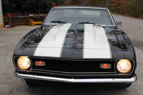 1968 CAMARO with the good stuff.....Z28 REPLICA.....GREAT BLACK PAINT, US $21,850.00, image 4