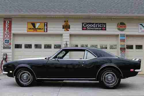 1968 CAMARO with the good stuff.....Z28 REPLICA.....GREAT BLACK PAINT, US $21,850.00, image 7
