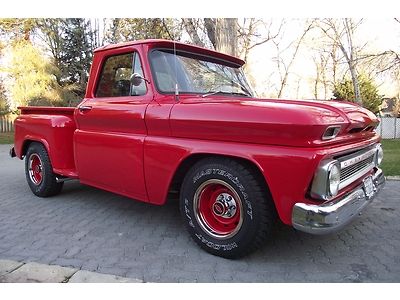 *** beautiful 1965 chevy c10 short stepside 454 big block v8 hot rod truck ***