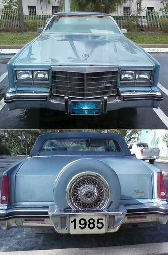 1985 cadillac (base) eldorado (no reserve)