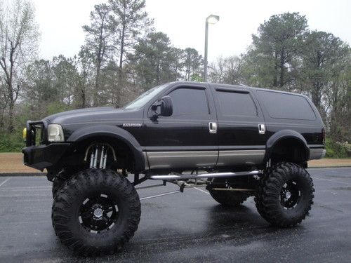 2000 ford excursion limited 4x4 7.3 diesel 95k miles custom monster show lifted