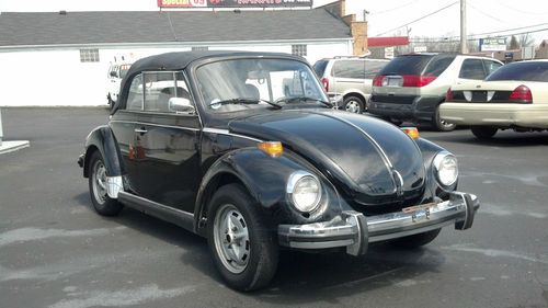 1979 volkswagen beetle karmann convertible all original