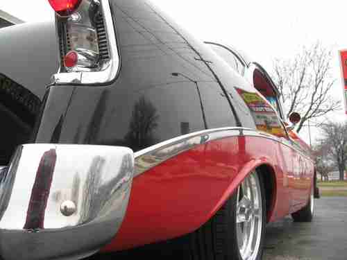 1956 Chevrolet Bel Air Two Tone 327 4 speed AC Recent Restoration, image 2