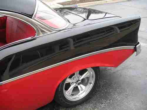 1956 Chevrolet Bel Air Two Tone 327 4 speed AC Recent Restoration, image 9