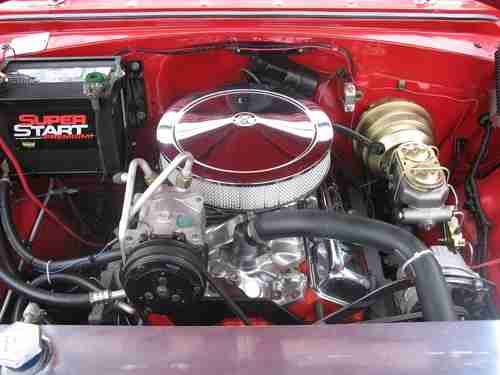 1956 Chevrolet Bel Air Two Tone 327 4 speed AC Recent Restoration, image 13