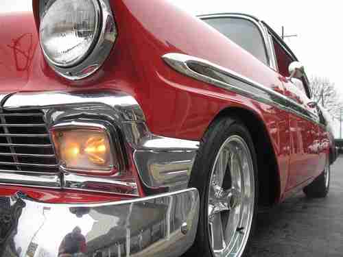 1956 Chevrolet Bel Air Two Tone 327 4 speed AC Recent Restoration, image 16
