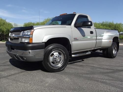 2004 regular cab 4x4 duramax diesel 3500 rare like 2005 2006 2007 1 owner clean!