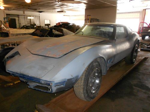1972 corvette barn find project highly optioned