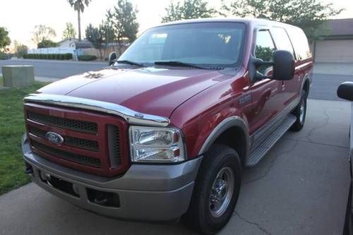 2005 ford excursion eddie bauer 4x4  6.0l diesel loaded