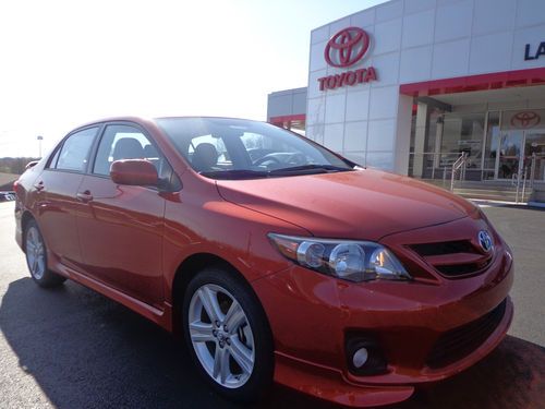 New 2013 corolla s special edition hot lava navigation bluetooth entune