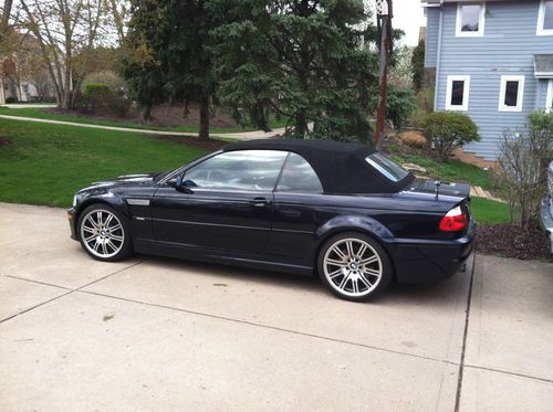 2006 m3 convertible, navi, harmon, park distance, 6 spd man, carbon/imola