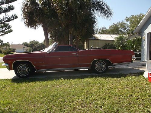 1965 impala convertible all original #'s match solid survivor