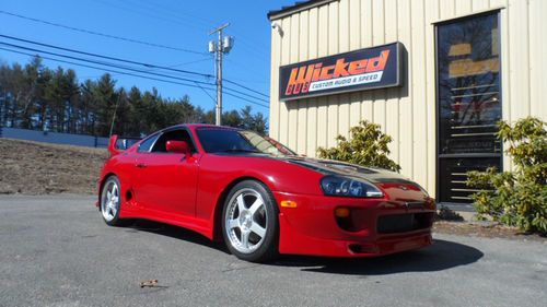 93 supra tt single turbo 436 rwhp sparco bc racing hart c5 seibon trd low miles