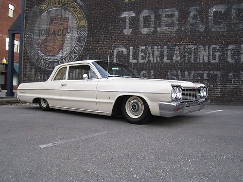 1964 chevy belair/impala bagged hot rod no rat patina 70k florida car air ride